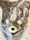 Regular Size Grey Grizzly Bear Rug