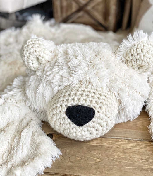 Regular Size Minky Polar Bear Rug