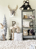 Brown Frosted Deer Wall Mount