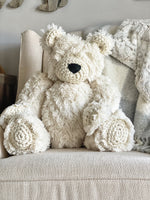 ClaraLoo Large Plush Bear - Ivory Polar Minky