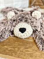 Brown Frosted Bear Lovey