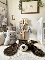 Regular Size Brown Grizzly Bear Rug