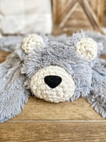 Grey Minky Bear Lovey