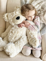 ClaraLoo Large Plush Bear - Ivory Polar Minky