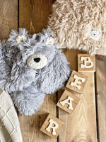 Little Bear Lovey - Grey Minky