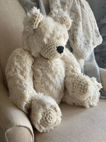 ClaraLoo Large Plush Bear - Ivory Polar Minky