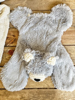 Grey Minky Bear Lovey