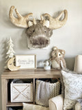 Grey Moose Wall Mount