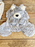 Grey Minky Bear Lovey