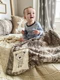 Little Bear Blanket - Grey Fawn